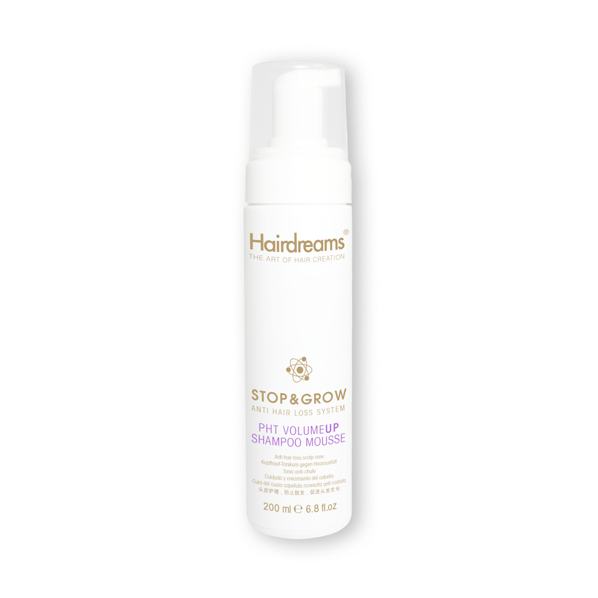 Hairdreams Stop&Grow PHT VolumeUp Shampoo Mousse – 200 ml